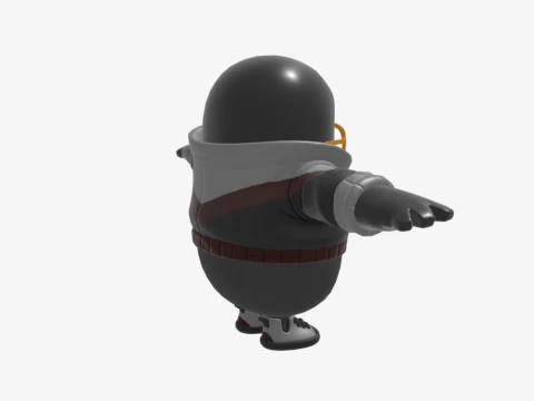 Tactical Elite Wastelander Fall Guy - Fortnite 3D Model