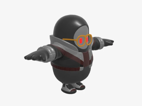 Tactical Elite Wastelander Fall Guy - Fortnite 3D Model