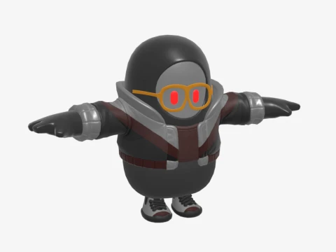 Tactical Elite Wastelander Fall Guy - Fortnite 3D Model