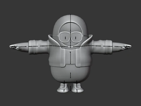 Tactical Elite Wastelander Fall Guy - Fortnite 3D Model