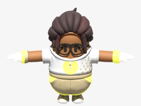 Simone Fall Guy - Fortnite 3D Model