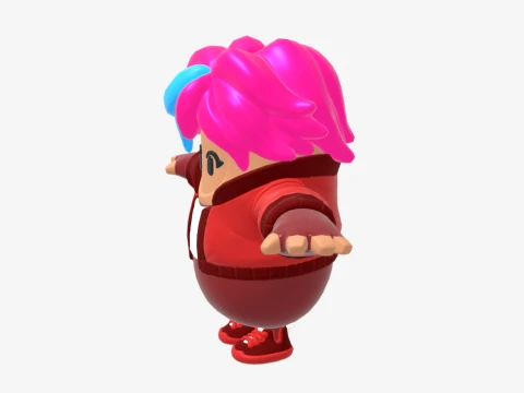 Mika Fall Guy - Fortnite 3D Model