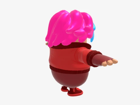 Mika Fall Guy - Fortnite 3D Model