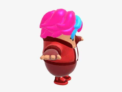 Mika Fall Guy - Fortnite 3D Model