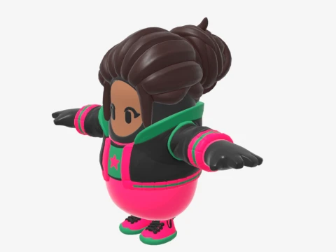 Trinity Trooper Fall Guy - Fortnite 3D Model