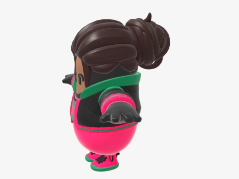 Trinity Trooper Fall Guy - Fortnite 3D Model