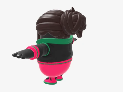 Trinity Trooper Fall Guy - Fortnite 3D Model