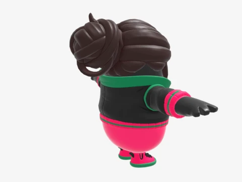 Trinity Trooper Fall Guy - Fortnite 3D Model