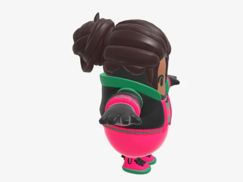 Trinity Trooper Fall Guy - Fortnite 3D Model