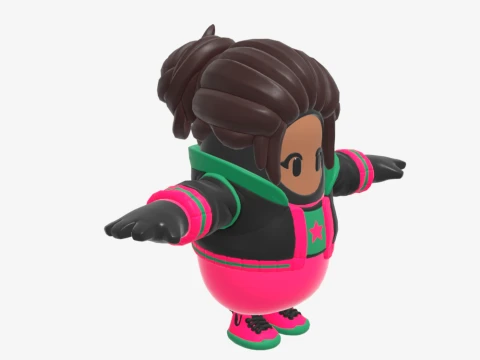 Trinity Trooper Fall Guy - Fortnite 3D Model