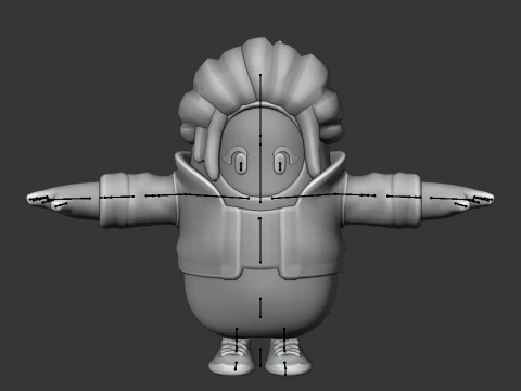 Trinity Trooper Fall Guy - Fortnite 3D Model