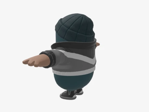 Phantasm Fall Guy - Fortnite 3D Model