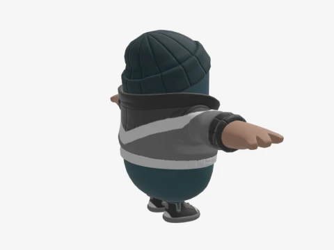 Phantasm Fall Guy - Fortnite 3D Model