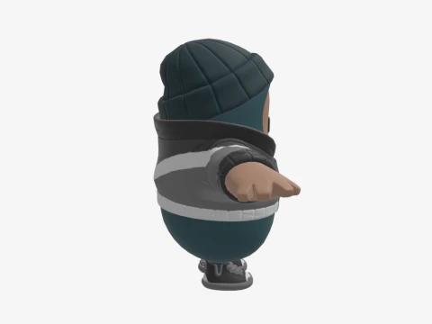 Phantasm Fall Guy - Fortnite 3D Model