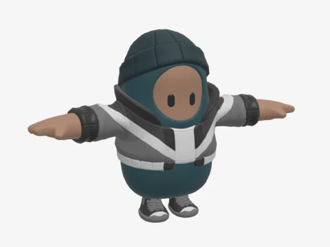 Phantasm Fall Guy - Fortnite 3D Model