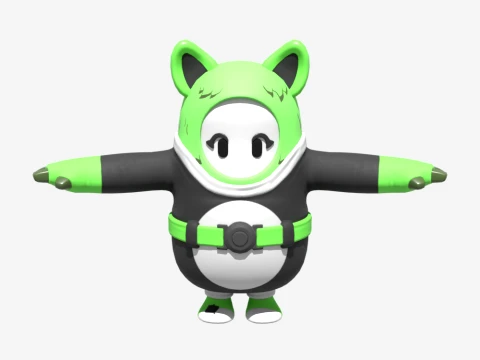 Spooky Team Leader Fall Guy - Fortnite 3D Model