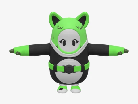 Spooky Team Leader Fall Guy - Fortnite 3D Model