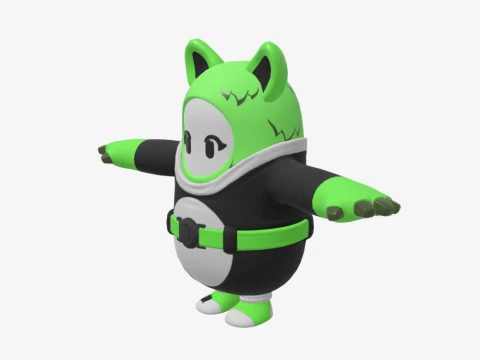 Spooky Team Leader Fall Guy - Fortnite 3D Model
