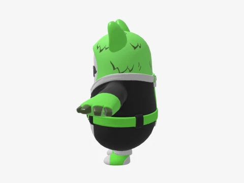 Spooky Team Leader Fall Guy - Fortnite 3D Model