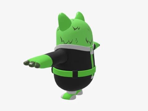 Spooky Team Leader Fall Guy - Fortnite 3D Model