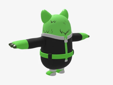 Spooky Team Leader Fall Guy - Fortnite 3D Model