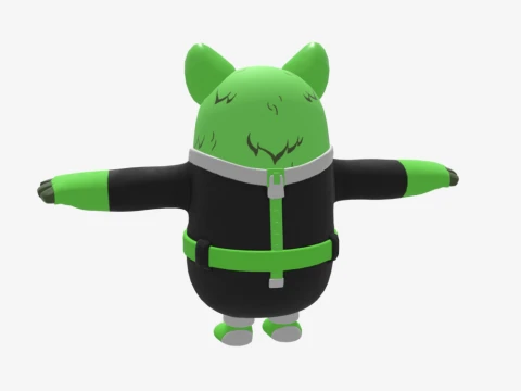 Spooky Team Leader Fall Guy - Fortnite 3D Model