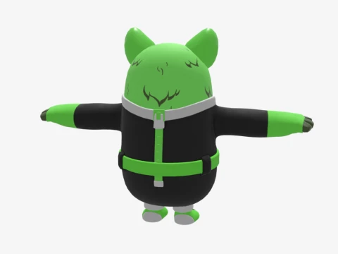 Spooky Team Leader Fall Guy - Fortnite 3D Model