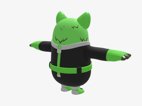 Spooky Team Leader Fall Guy - Fortnite 3D Model
