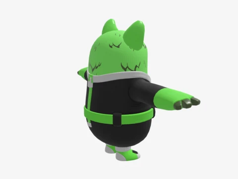 Spooky Team Leader Fall Guy - Fortnite 3D Model