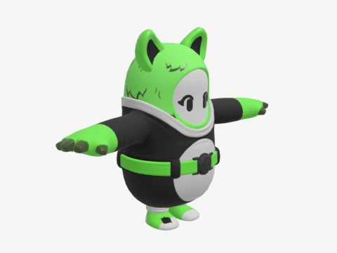 Spooky Team Leader Fall Guy - Fortnite 3D Model