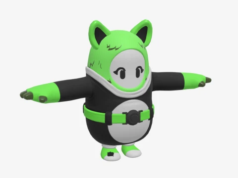 Spooky Team Leader Fall Guy - Fortnite 3D Model