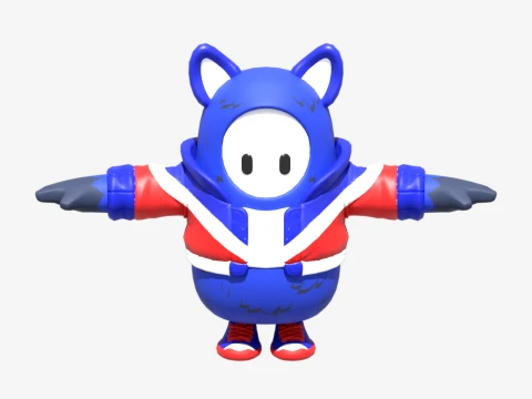 Fireworks Team Leader Fall Guy - Fortnite 3D Model