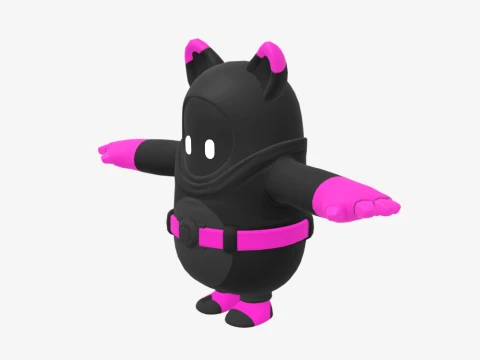 Phantom Guff Fall Guy - Fortnite 3D Model
