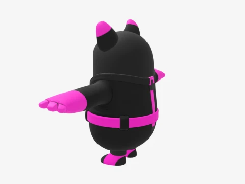Phantom Guff Fall Guy - Fortnite 3D Model