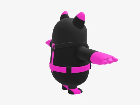 Phantom Guff Fall Guy - Fortnite 3D Model