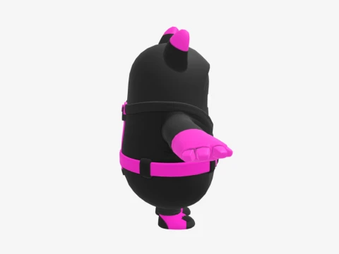 Phantom Guff Fall Guy - Fortnite 3D Model