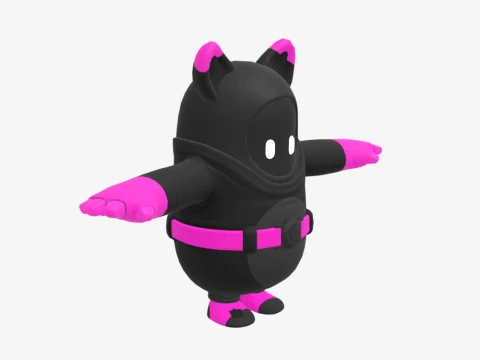 Phantom Guff Fall Guy - Fortnite 3D Model