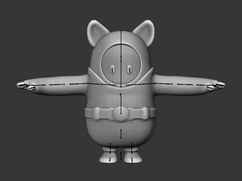 Phantom Guff Fall Guy - Fortnite 3D Model