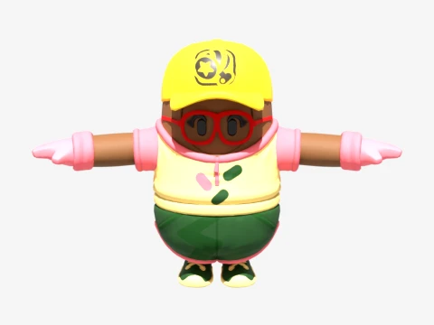 Xiomara Fall Guy - Fortnite 3D Model