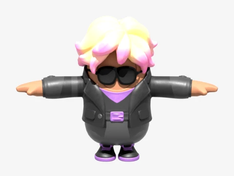 Stage Slayer Fall Guy - Fortnite 3D Model