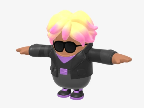 Stage Slayer Fall Guy - Fortnite 3D Model