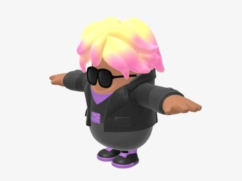 Stage Slayer Fall Guy - Fortnite 3D Model