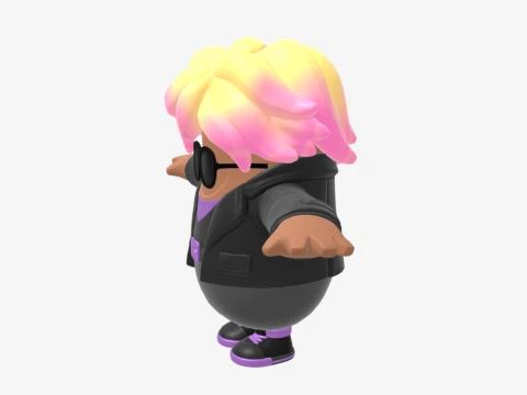 Stage Slayer Fall Guy - Fortnite 3D Model