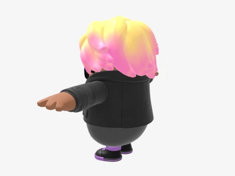 Stage Slayer Fall Guy - Fortnite 3D Model