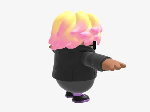 Stage Slayer Fall Guy - Fortnite 3D Model