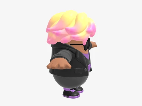 Stage Slayer Fall Guy - Fortnite 3D Model