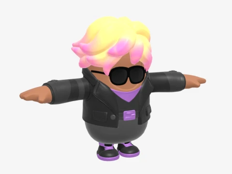 Stage Slayer Fall Guy - Fortnite 3D Model