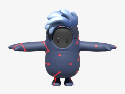 Lumi Jellie Fall Guy-Fortnite 3D Model