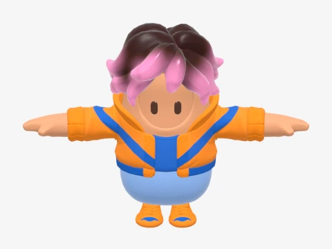 Toni Fall Guy - Fortnite 3D Model