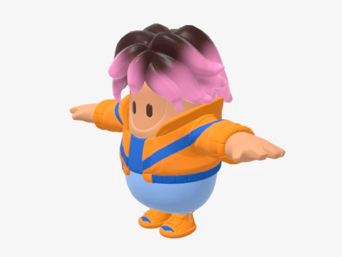 Toni Fall Guy - Fortnite 3D Model